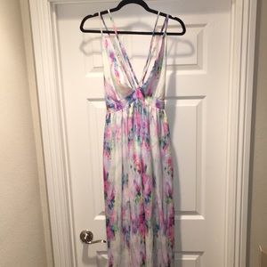 Water Color Maxi Dress